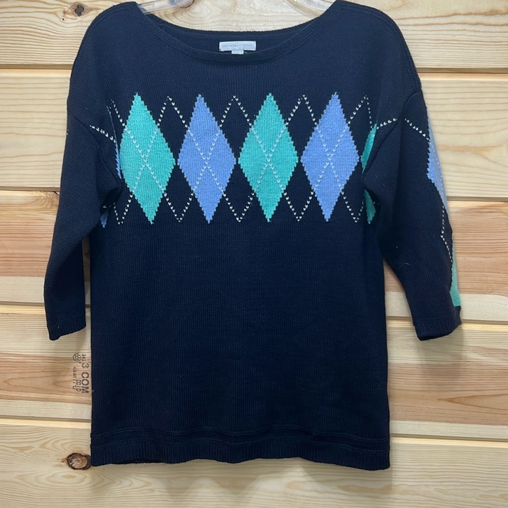 Y2K Argyle sweater